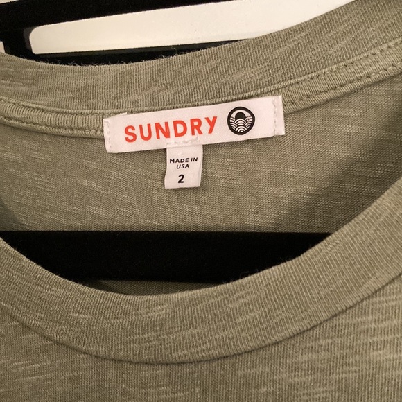 Anthropologie/ Sundry ruffled tank midi dress - Picture 9 of 14